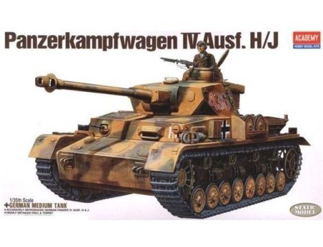 Model Czołgu Panzerkampfwagen Ausf IV H/J Academy