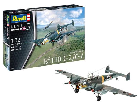 Model samolotu Messerschmitt BF-110-C7 Revell