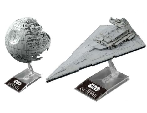 Modele Do Sklejania Star Wars Gwiazda Śmierci i Krążownik Imperium 1/14500 Revell