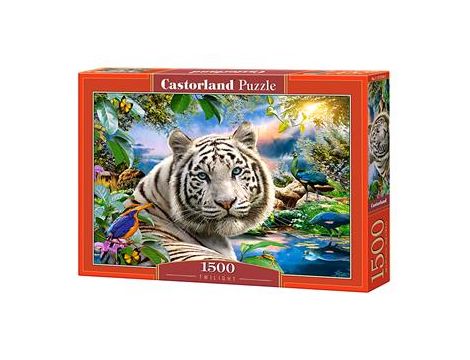 Puzzle Zwierzęta Tygrys Zmierzch Castorland 1500el