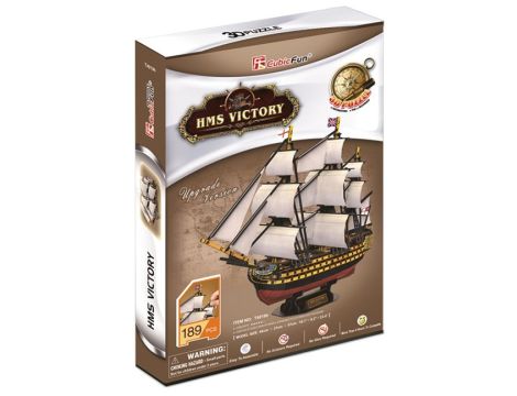 Puzzle 3D Żaglowiec HMS Victory Cubic Fun