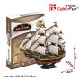 Puzzle 3D Żaglowiec HMS Victory Cubic Fun - 3