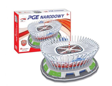 Puzzle 3D Stadion PGE Narodowy od Cubic Fun 105el