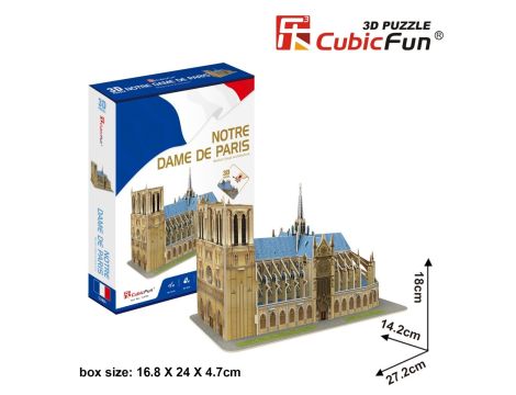 Puzzle 3D Katedra Notre Dame Cubic Fun