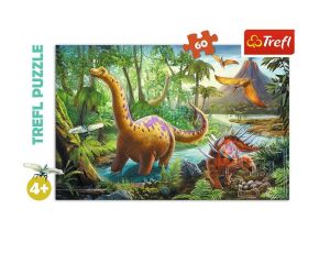 Puzzle Wędrówki Dinozaurów Trefl 60el - image 2