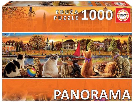 Puzzle Koty Na Nadbrzeżu Educa 1000el