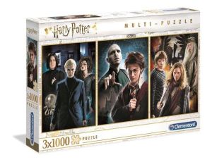 Puzzle 3x1000el Harry Potter Clementoni