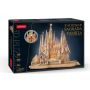 Puzzle 3D LED Sagrada Familia od Cubic Fun - 3