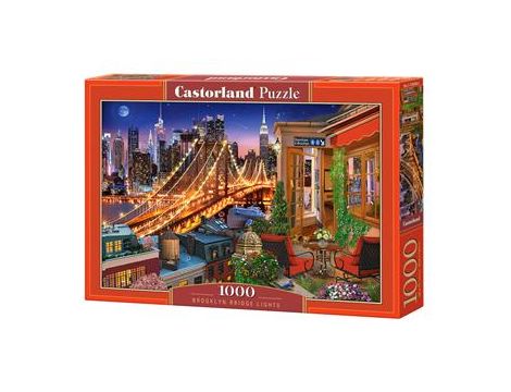 Puzzle Oświetlony Most Brooklyn Castorland 1000el