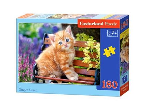 Puzzle Kotek Na Ławce Castorland 180el