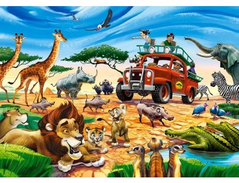 Puzzle Przygoda Na Safari Castorland 180el