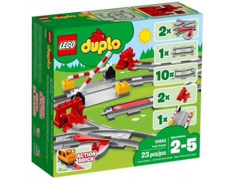 Klocki Tory Kolejowe LEGO Duplo