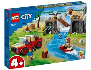 Klocki LEGO City Terenówka Ratowników Dzikich Zwierząt 60301