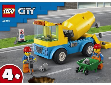 Klocki LEGO City Ciężarówka Z Betoniarką 60325 - 4