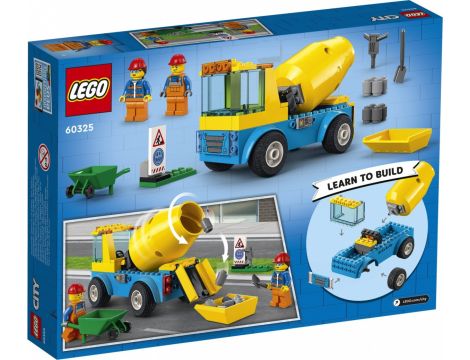 Klocki LEGO City Ciężarówka Z Betoniarką 60325 - 5