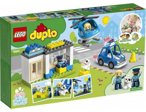 Klocki Posterunek Policji I Helikopter LEGO Duplo - 3