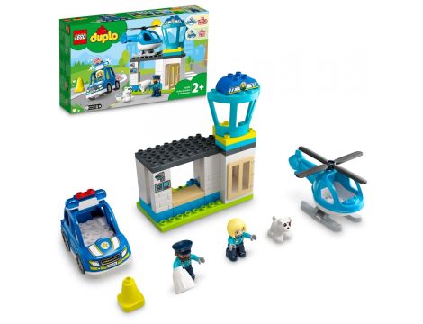 Klocki Posterunek Policji I Helikopter LEGO Duplo - 4