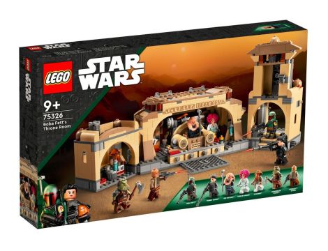 Zestaw LEGO Klocków Star Wars Sala Tronowa Boby Fetta 75326