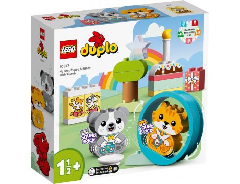 Klocki Szczeniak I Kotek Z Odgłosami LEGO Duplo