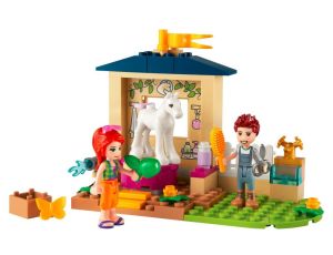 Klocki LEGO Friends Kąpiel Dla Kucyków W Stajni 41696 - image 2