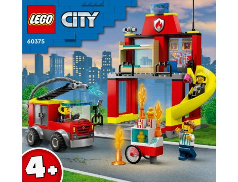 Klocki LEGO City Remiza Strażacka I Wóz Strażacki 60375 - 3