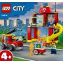 Klocki LEGO City Remiza Strażacka I Wóz Strażacki 60375 - 4