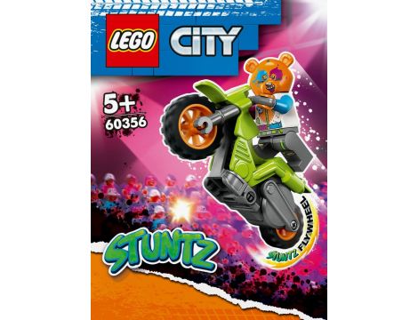 Klocki LEGO City Motocykl Kaskaderski Z Niedźwiedziem 60356 - 2