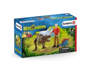 Zestaw figurek Atak Tyrannosaurusa Schleich