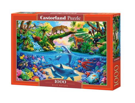 Puzzle Delfiny Dzika Natura Castorland 1000el