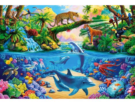 Puzzle Delfiny Dzika Natura Castorland 1000el - 2