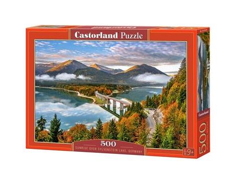 Puzzle Wschód Słońca Sylvenstein Niemcy Castorland 500el