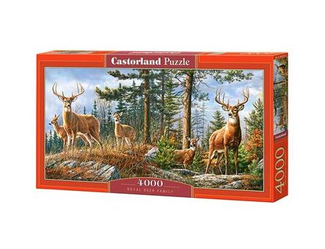 Puzzle Królewska Rodzina Jeleni Castorland 4000el