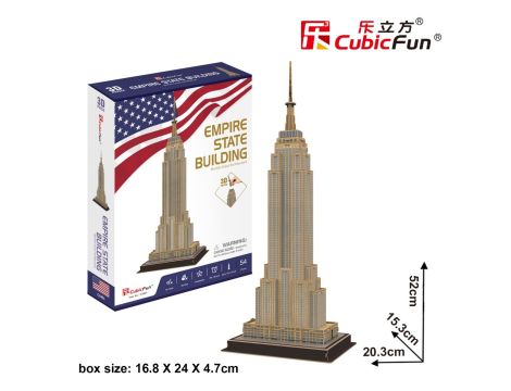 Puzzle 3D Empire State Building Cubic Fun - 2