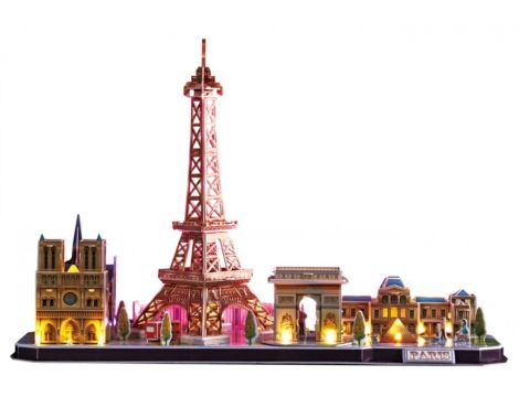 Puzzle 3D LED City Line Paryż od Cubic Fun - 3