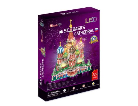 Puzzle 3D LED Katedra Św. Bazylego od Cubic Fun