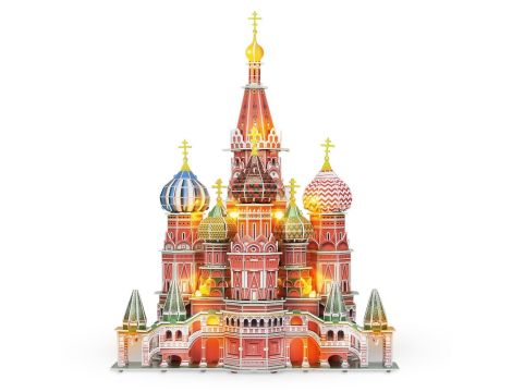 Puzzle 3D LED Katedra Św. Bazylego od Cubic Fun - 5