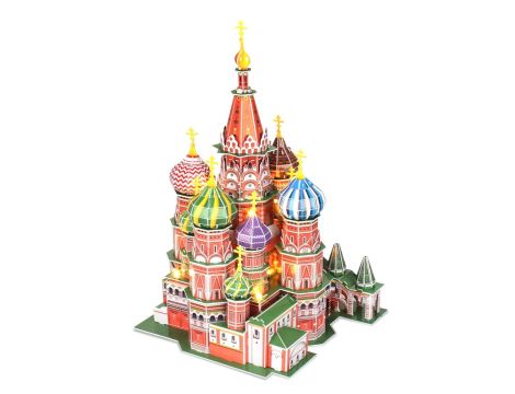 Puzzle 3D LED Katedra Św. Bazylego od Cubic Fun - 6