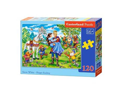 Puzzle Królewna Śnieżka Szczęśliwe Zakończenie Castorland 120el