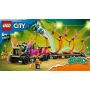 Klocki LEGO City Wyzwanie Kaskaderskie - Ciężarówka I Ogniste Obręcze 60357 - 3