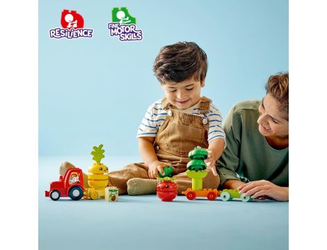 Klocki LEGO DUPLO Traktor Z Warzywami I Owocami 10982 - 4