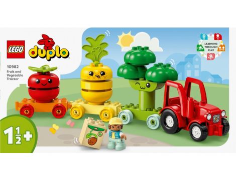 Klocki LEGO DUPLO Traktor Z Warzywami I Owocami 10982 - 7