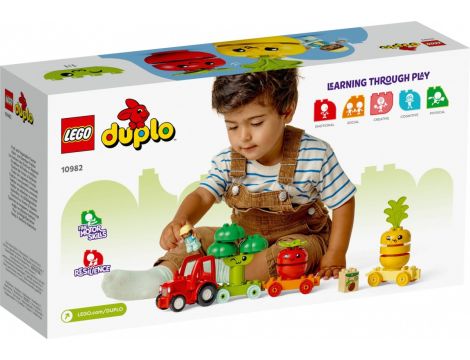 Klocki LEGO DUPLO Traktor Z Warzywami I Owocami 10982 - 8