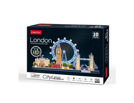 Puzzle 3D LED City Line Londyn od Cubic Fun - 3