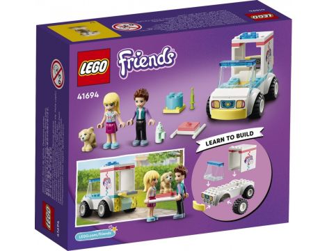 Klocki LEGO Friends Karetka Kliniki Dla Zwierzątek 41694 - 3