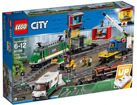 Klocki LEGO City Pociąg towarowy 60198