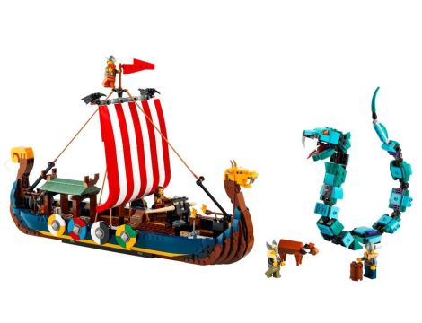 Klocki LEGO Creator Statek Wikingów I Wąż Z Midgardu 31132 - 3