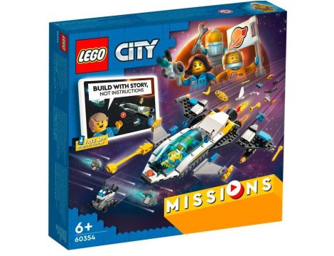 Klocki LEGO City Wyprawy Badawcze Statkiem Marsjańskim 60354