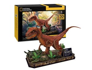 Puzzle 3D National Geographic Welociraptor Cubic Fun - image 2