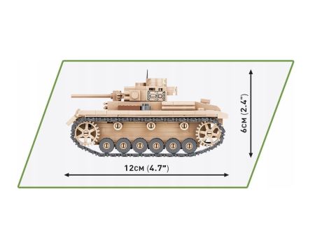 Czołg Klocki Panzer III Ausf. J Cobi - 5