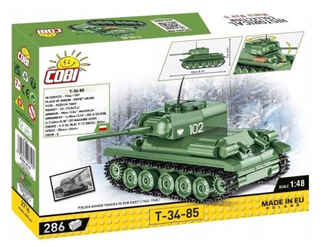 Klocki Czołg HC WWII T-34-85 Cobi - 6